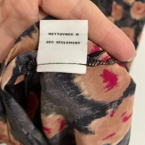 Kimchi Blue 100% Silk Dress Sz L - Picture 7 of 7